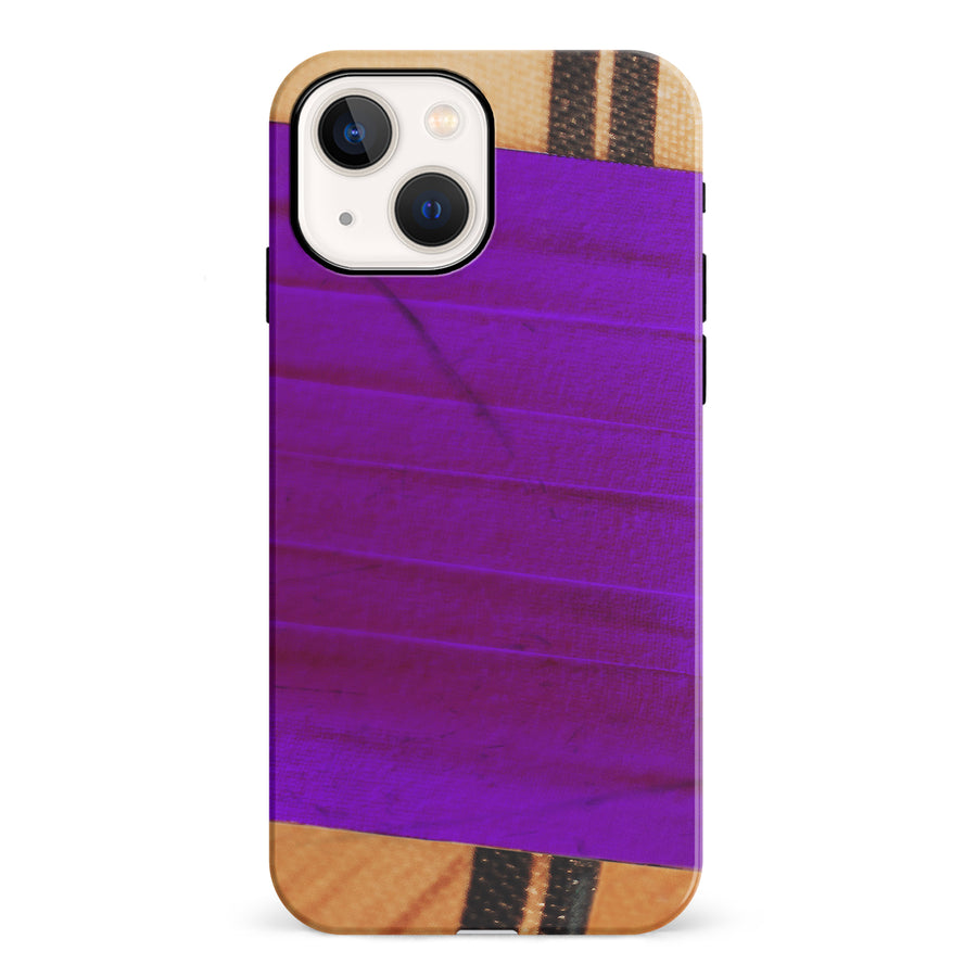 iPhone 13 Hockey Stick Phone Case - Purple