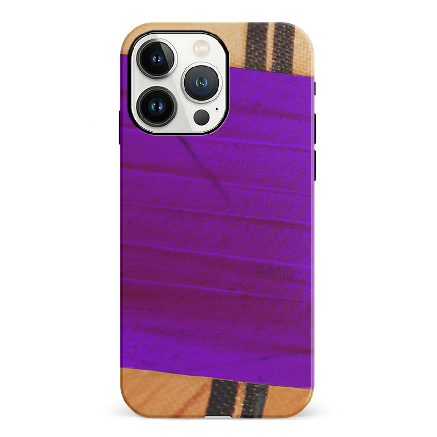 iPhone 13 Pro Hockey Stick Phone Case - Purple