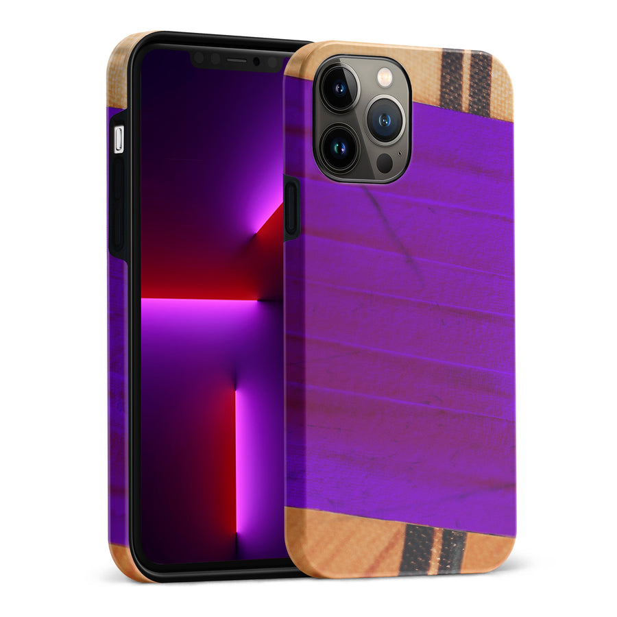 iPhone 13 Pro Max Hockey Stick Phone Case - Purple