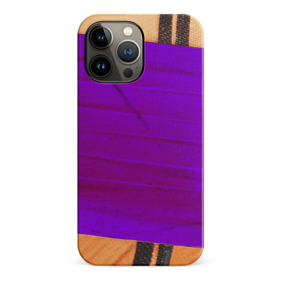 iPhone 13 Pro Max Hockey Stick Phone Case - Purple