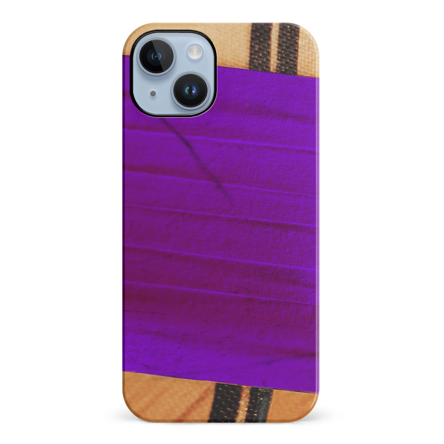 iPhone 14 Plus Hockey Stick Phone Case - Purple