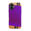 iPhone 16 Hockey Stick Phone Case - Purple