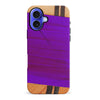 iPhone 16 Plus Hockey Stick Phone Case - Purple