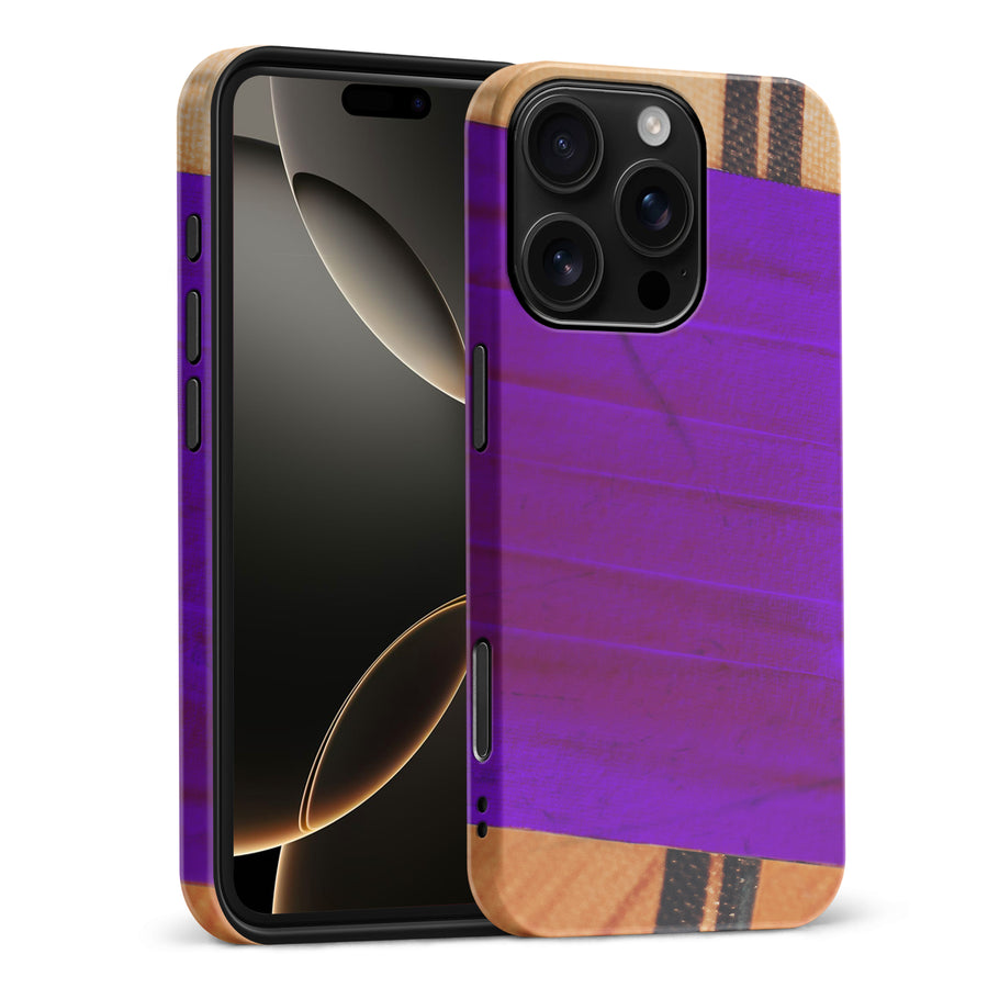 iPhone 16 Pro Max Hockey Stick Phone Case - Purple