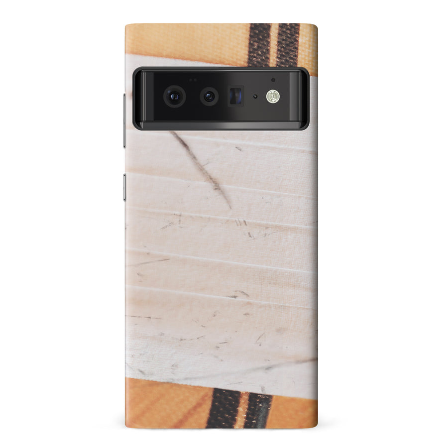 Google Pixel 6 Pro Hockey Stick Phone Case - White