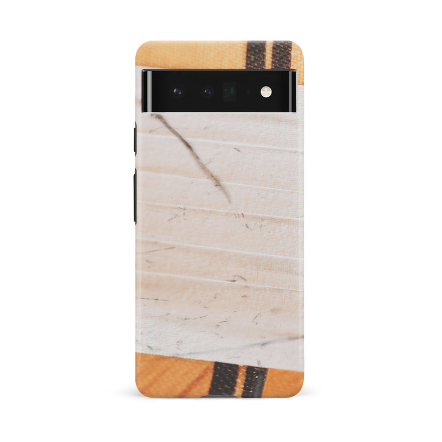 Google Pixel 6A Hockey Stick Phone Case - White