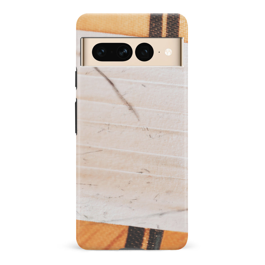 Google Pixel 7 Pro Hockey Stick Phone Case - White
