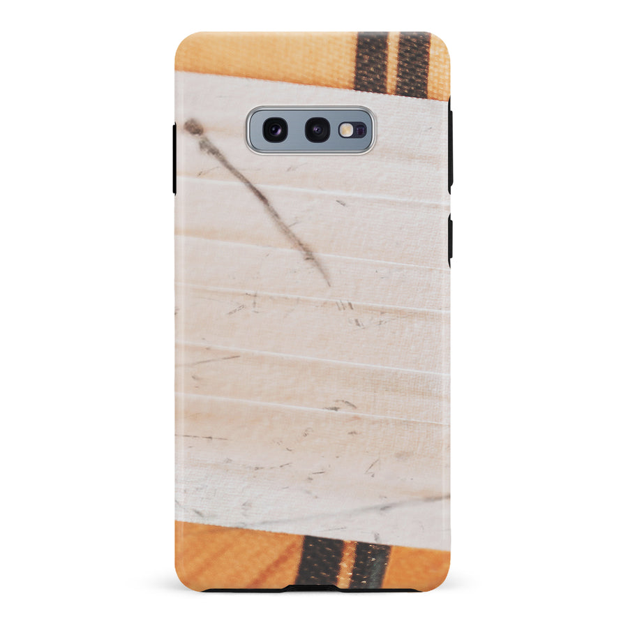 Samsung Galaxy S10e Hockey Stick Phone Case - White