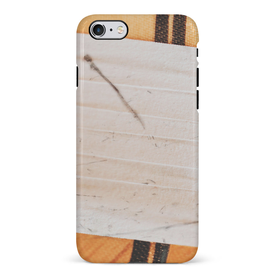 iPhone 6 Hockey Stick Phone Case - White