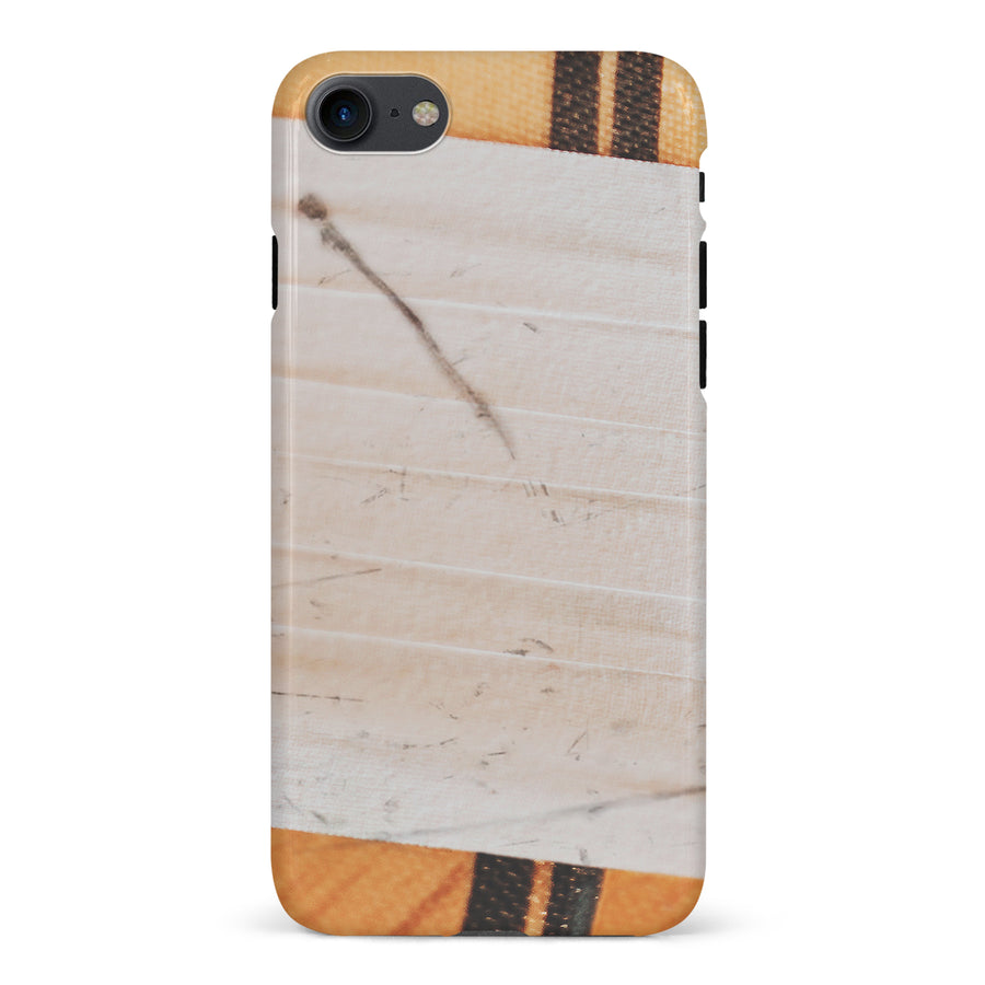 iPhone 7/8/SE Hockey Stick Phone Case - White