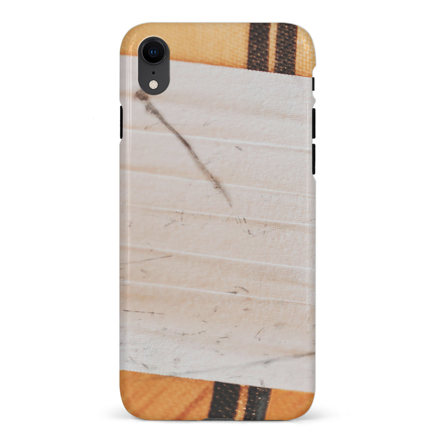iPhone XR Hockey Stick Phone Case - White