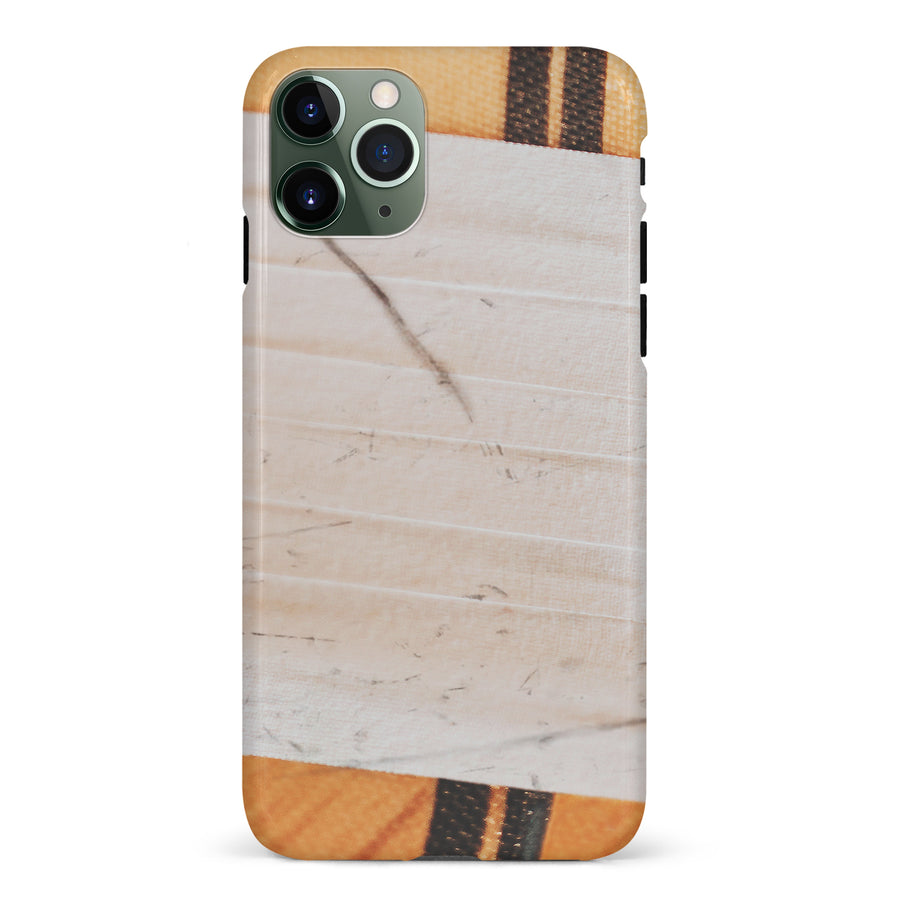 iPhone 11 Pro Hockey Stick Phone Case - White