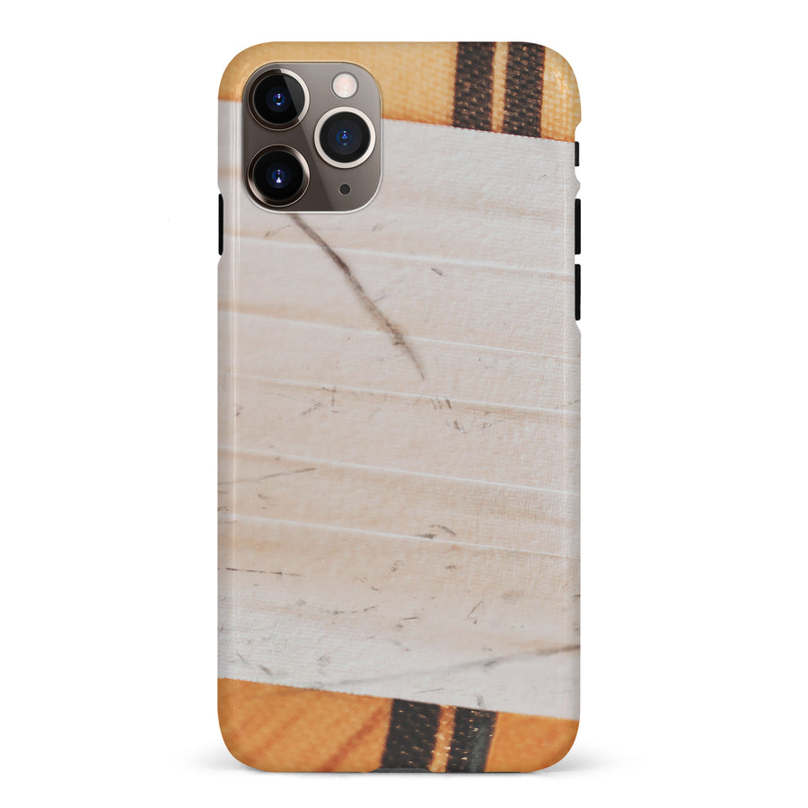 iPhone 11 Pro Max Hockey Stick Phone Case - White
