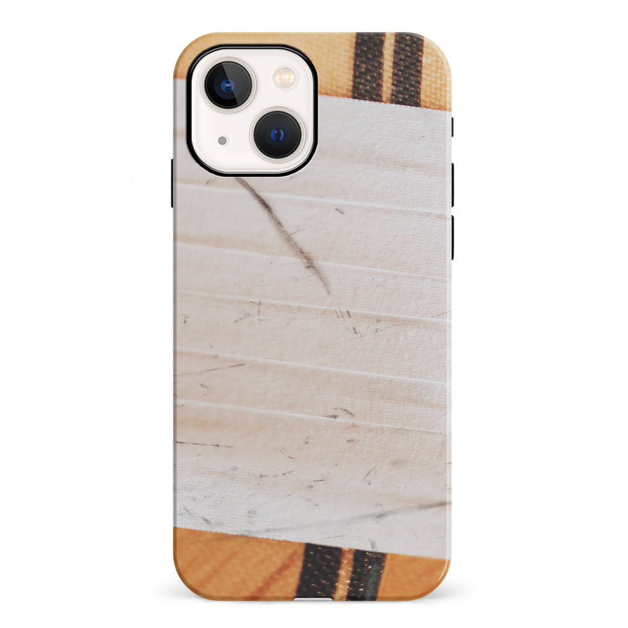 iPhone 13 Hockey Stick Phone Case - White