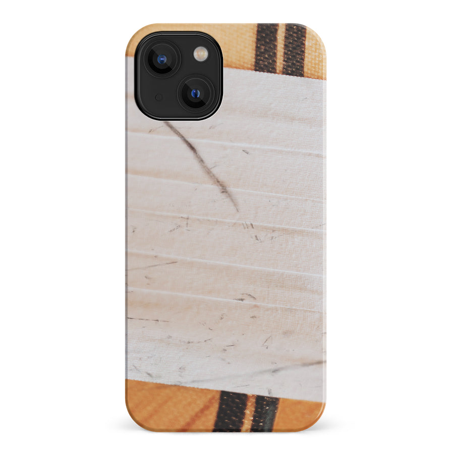 iPhone 14 Hockey Stick Phone Case - White