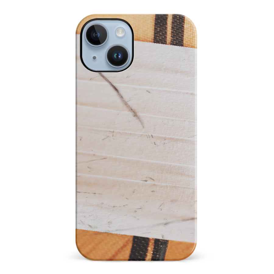 iPhone 14 Plus Hockey Stick Phone Case - White