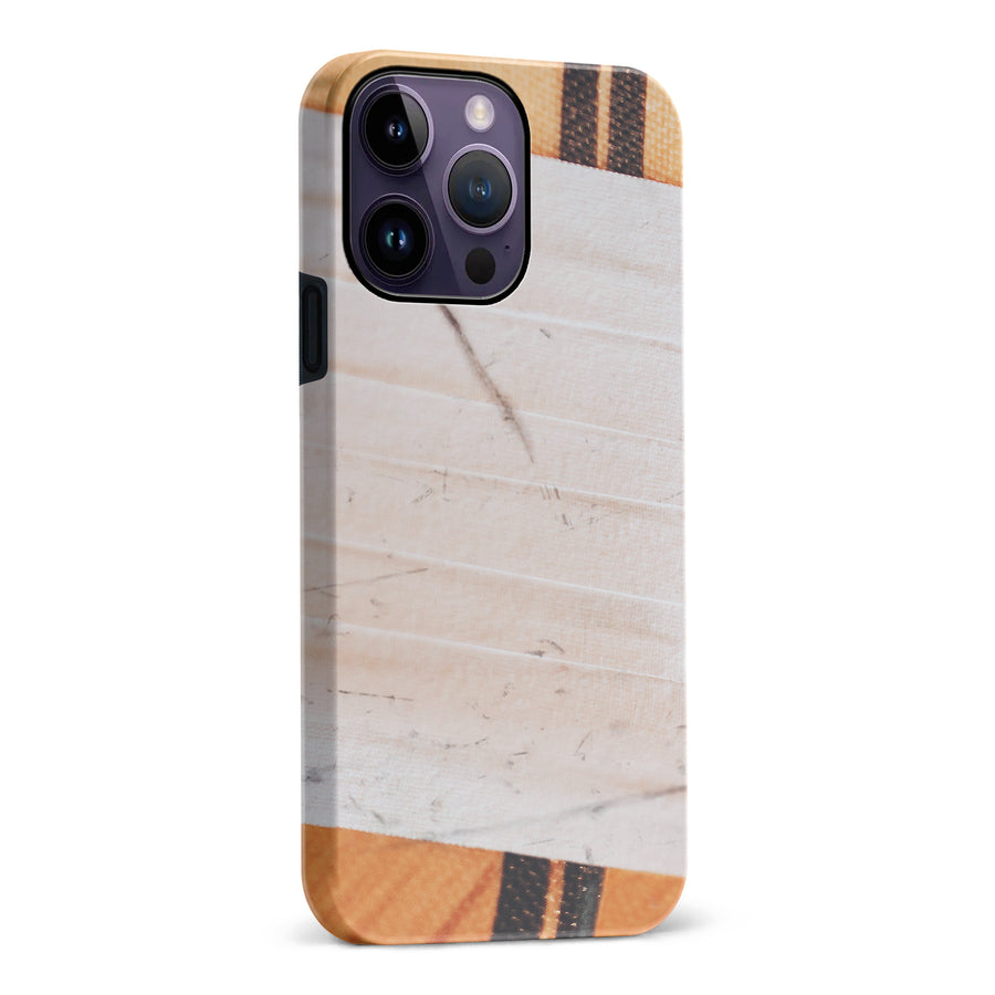 iPhone 14 Pro Max Hockey Stick Phone Case - White