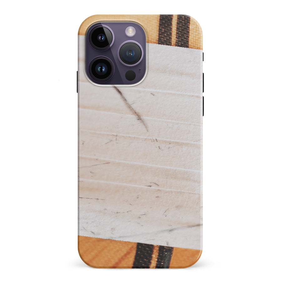 iPhone 15 Pro Hockey Stick Phone Case - White