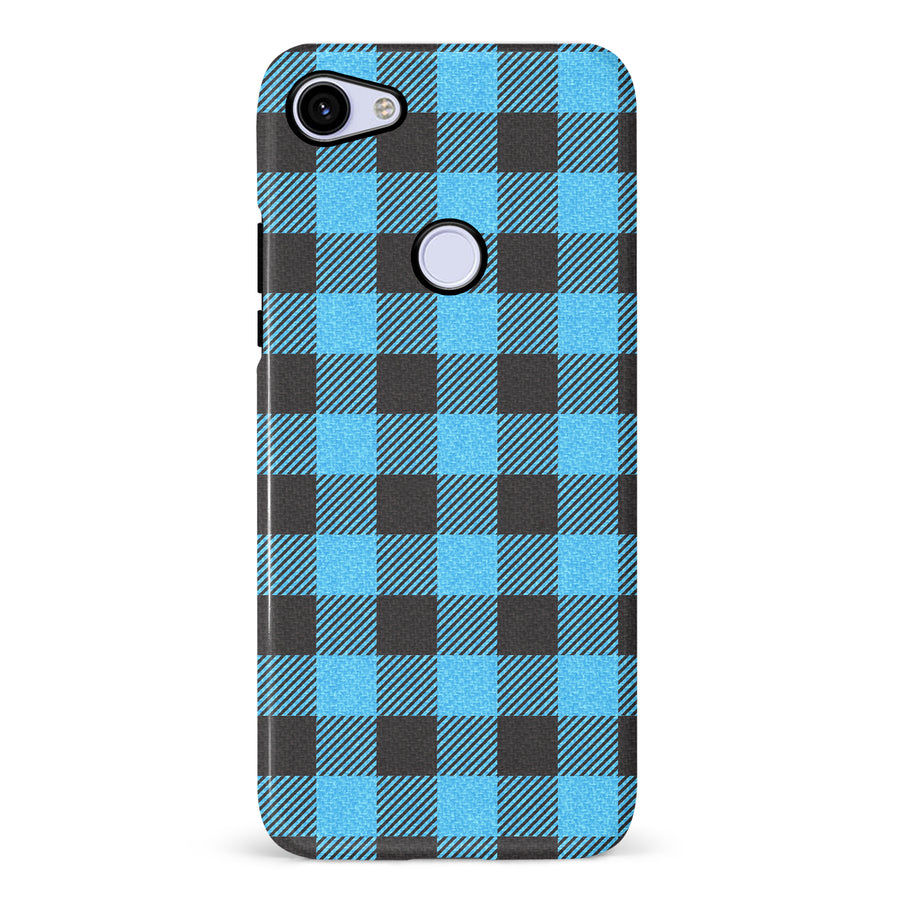 Google Pixel 3A Lumberjack Plaid Phone Case - Blue