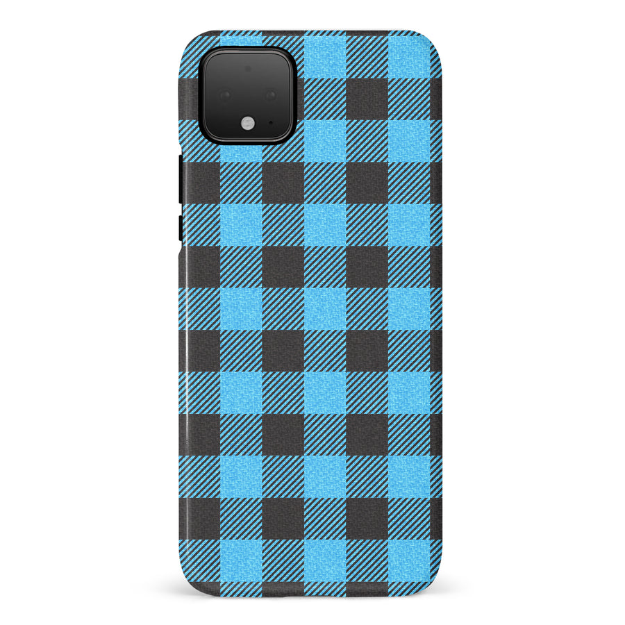 Google Pixel 4 Lumberjack Plaid Phone Case - Blue