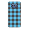 Samsung Galaxy Note 9 Lumberjack Plaid Phone Case - Blue