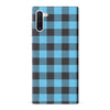 Samsung Galaxy Note 10 Lumberjack Plaid Phone Case - Blue
