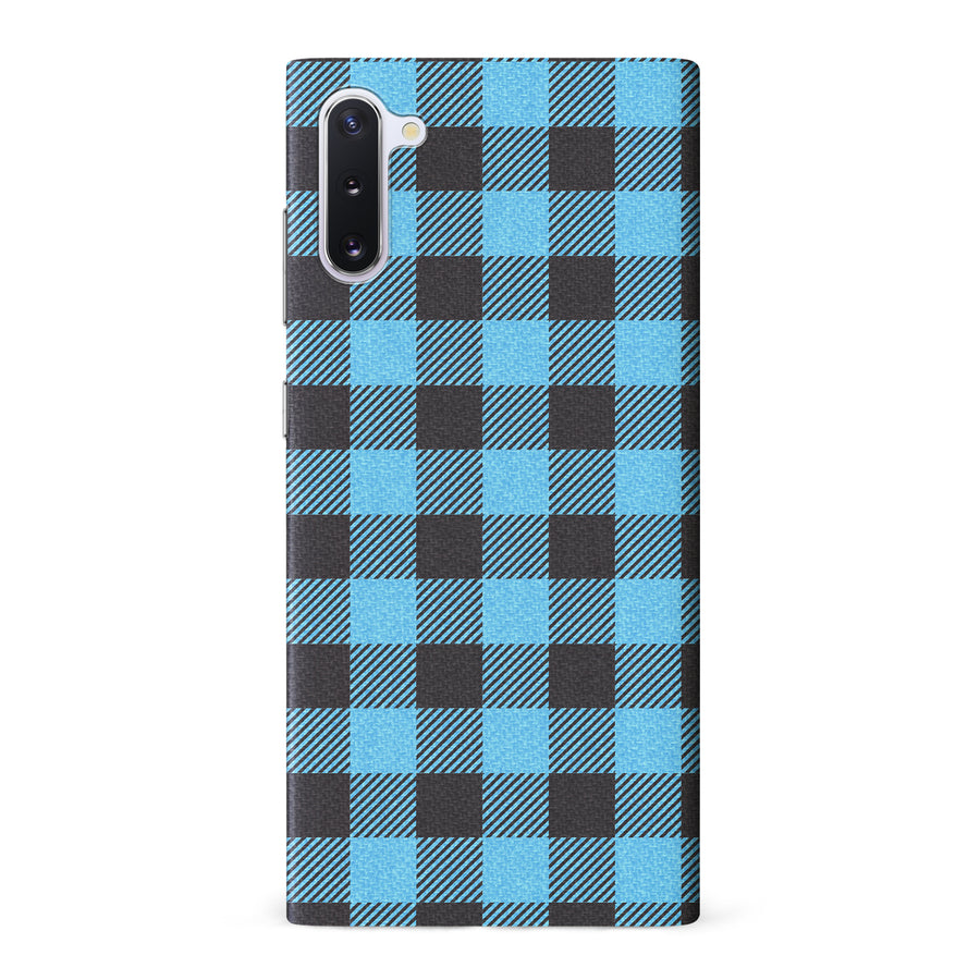 Samsung Galaxy Note 10 Lumberjack Plaid Phone Case - Blue
