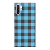 Samsung Galaxy Note 10 Plus Lumberjack Plaid Phone Case - Blue