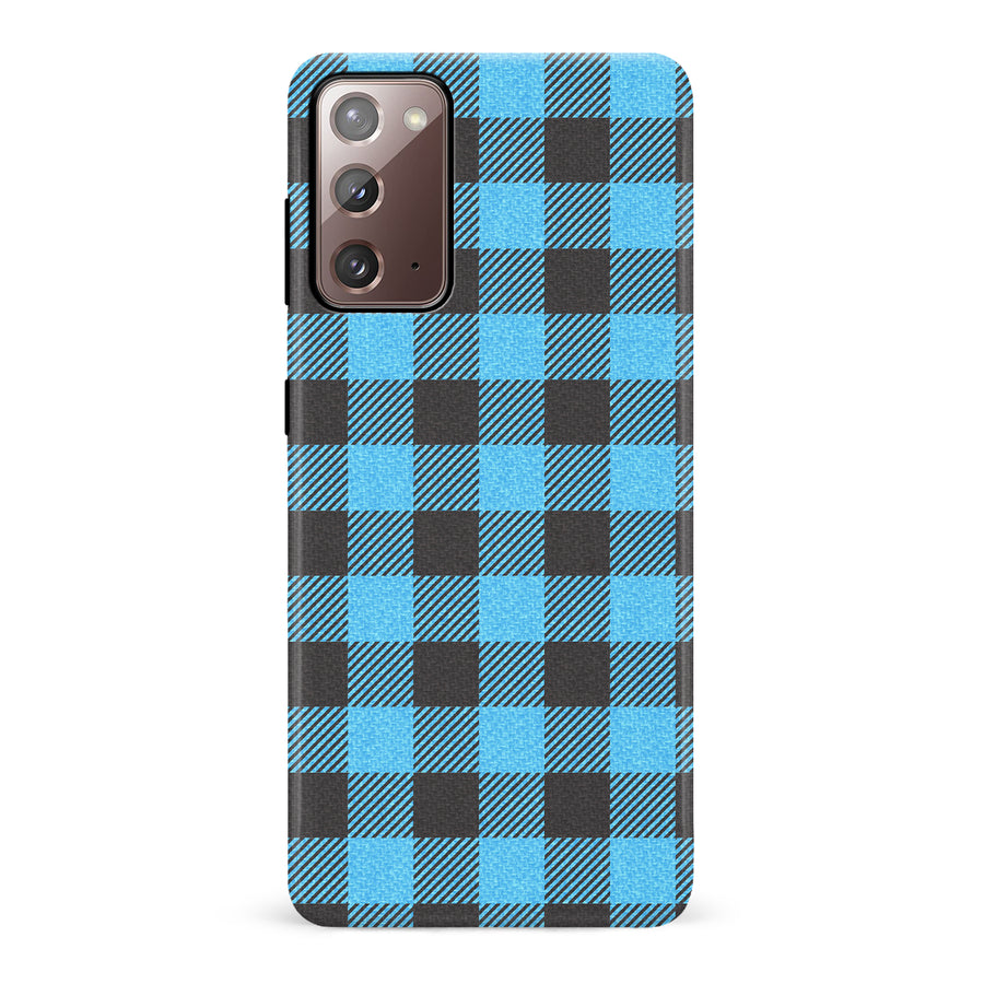 Samsung Galaxy Note 20 Lumberjack Plaid Phone Case - Blue