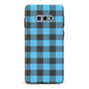 Samsung Galaxy S10e Lumberjack Plaid Phone Case - Blue