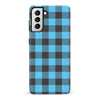 Samsung Galaxy S21 Lumberjack Plaid Phone Case - Blue
