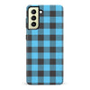 Samsung Galaxy S22 Plus Lumberjack Plaid Phone Case - Blue