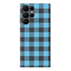 Samsung Galaxy S22 Ultra Lumberjack Plaid Phone Case - Blue