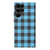 Samsung Galaxy S23 Ultra Lumberjack Plaid Phone Case - Blue