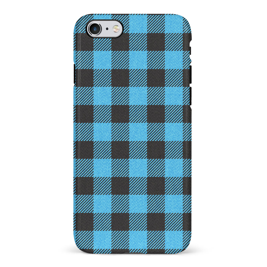 iPhone 6 Lumberjack Plaid Phone Case - Blue
