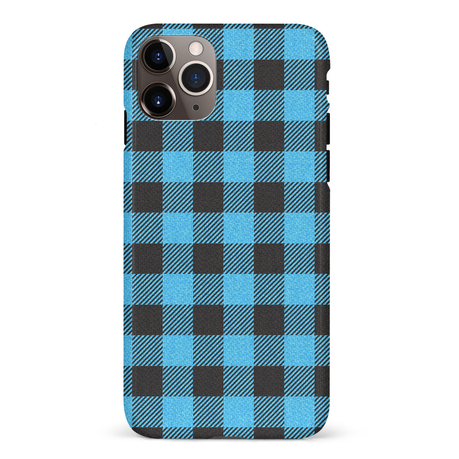 iPhone 11 Pro Max Lumberjack Plaid Phone Case - Blue