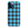 iPhone 12 Pro Max Lumberjack Plaid Phone Case - Blue