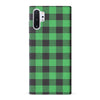 Samsung Galaxy Note 10 Plus Lumberjack Plaid Phone Case - Green