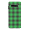 Samsung Galaxy S10 Plus Lumberjack Plaid Phone Case - Green