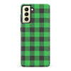 Samsung Galaxy S22 Plus Lumberjack Plaid Phone Case - Green