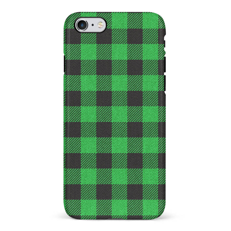 iPhone 6 Lumberjack Plaid Phone Case - Green