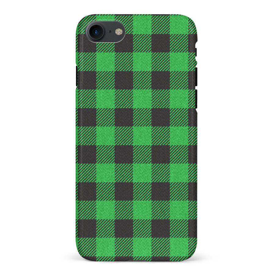 iPhone 7/8/SE Lumberjack Plaid Phone Case - Green