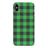iPhone XS Max Lumberjack Plaid Phone Case - Green