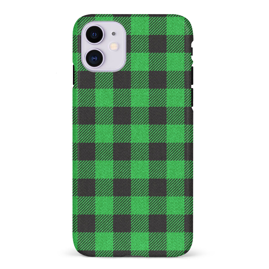 iPhone 11 Lumberjack Plaid Phone Case - Green