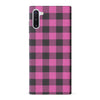Samsung Galaxy Note 10 Lumberjack Plaid Phone Case - Pink