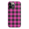 iPhone 13 Pro Max Lumberjack Plaid Phone Case - Pink