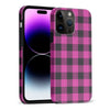 iPhone 15 Pro Max Lumberjack Plaid Phone Case - Pink