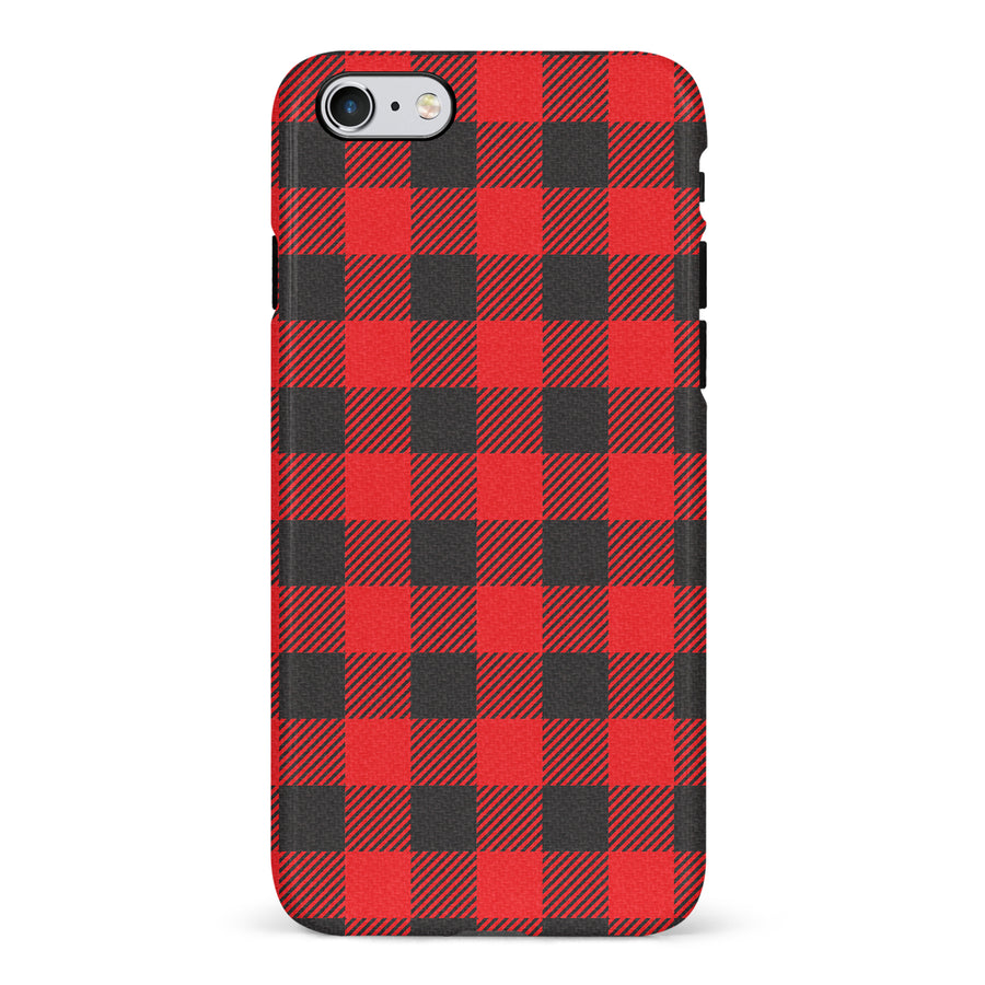 iPhone 6 Lumberjack Plaid Phone Case - Red