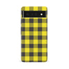 Google Pixel 6A Lumberjack Plaid Phone Case - Yellow