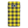 Samsung Galaxy S10e Lumberjack Plaid Phone Case - Yellow